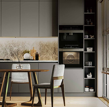Super-Sized Modular Kitchen Layout